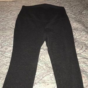 Old navy full panel dark grey maternity leggings